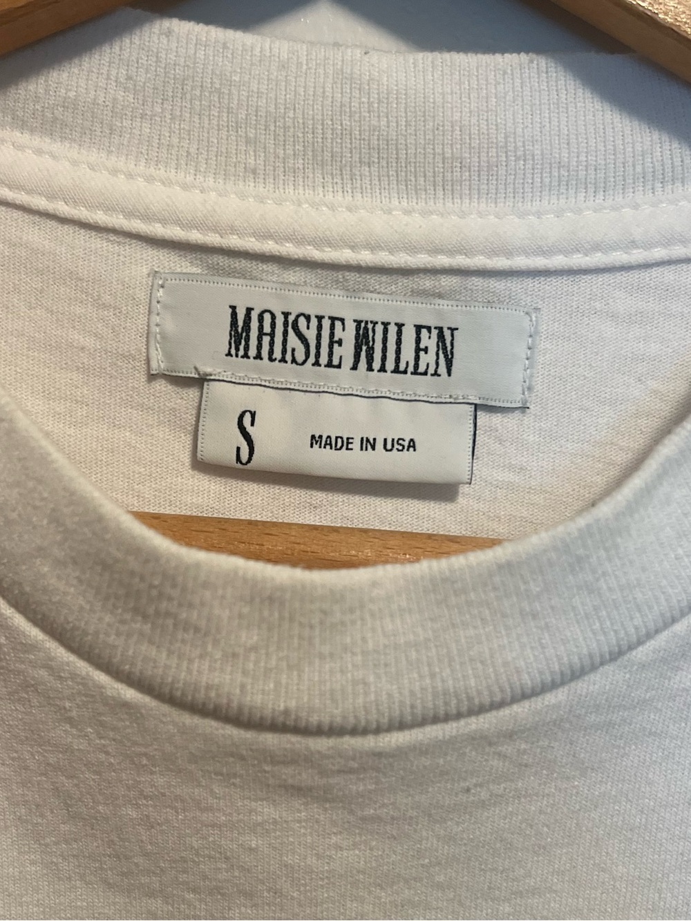 Maisie Wilen Paint by Number Butterfly cotton T-shirt Small Very Good Condition - Picture 3 of 11